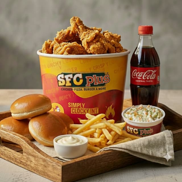 8 Pcs Mega Crunch Bucket