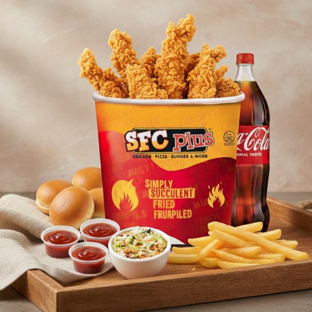 30 Pcs Tenders Bucket
