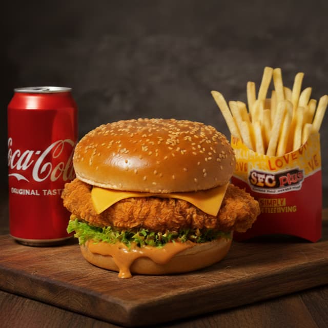 Crispy Crunchy Chicken Sando Meal