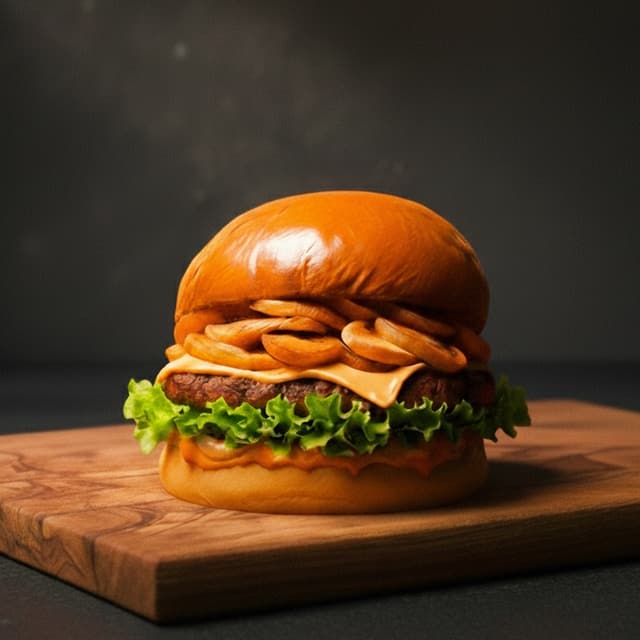 Mushroom & Swiss Burger
