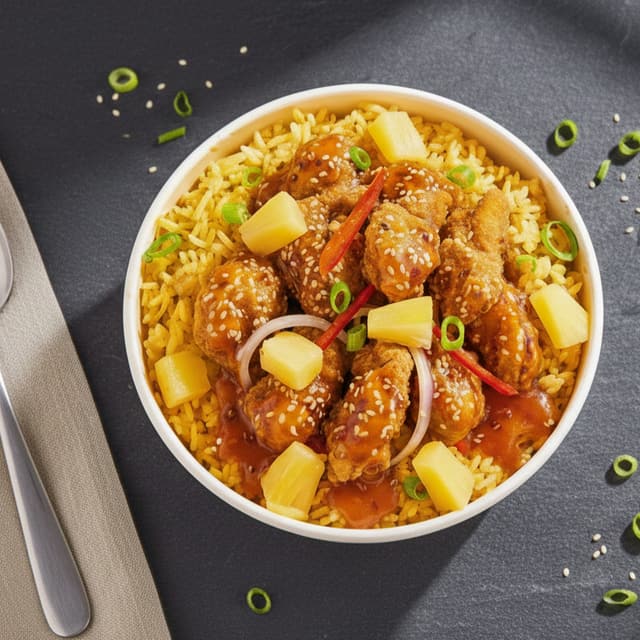Sweet & Sour Rice Bowl