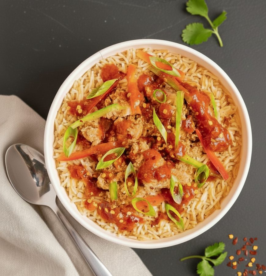 Chilli Garlic Rice Bowl