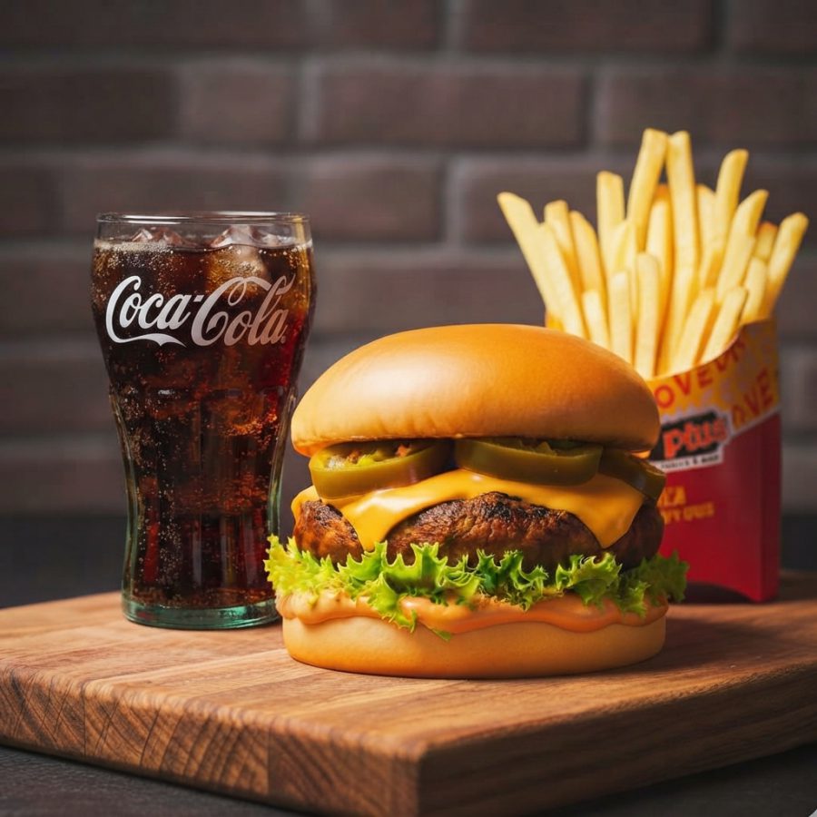 Fire Stack Burger Meal